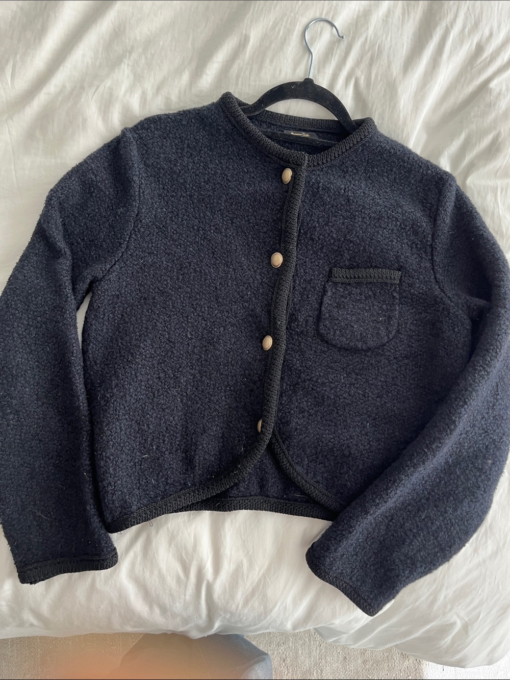 Massimo Duty dark navy cardigan size small